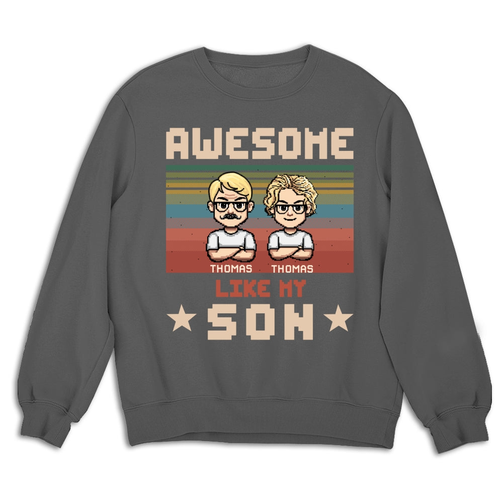 Custom Father's Day, Special Gift for Dad & Grandpa • Awesome Dad And Awesome Daughter - Personalized Shirt