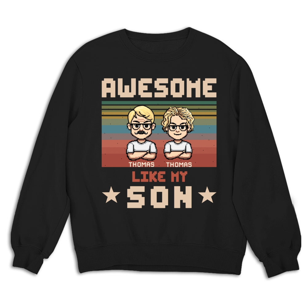Custom Father's Day, Special Gift for Dad & Grandpa • Awesome Dad And Awesome Daughter - Personalized Shirt