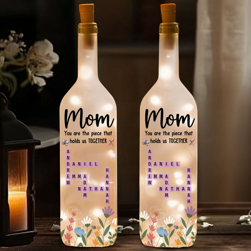 Hold Us Together - Personalized Bottle Lamp