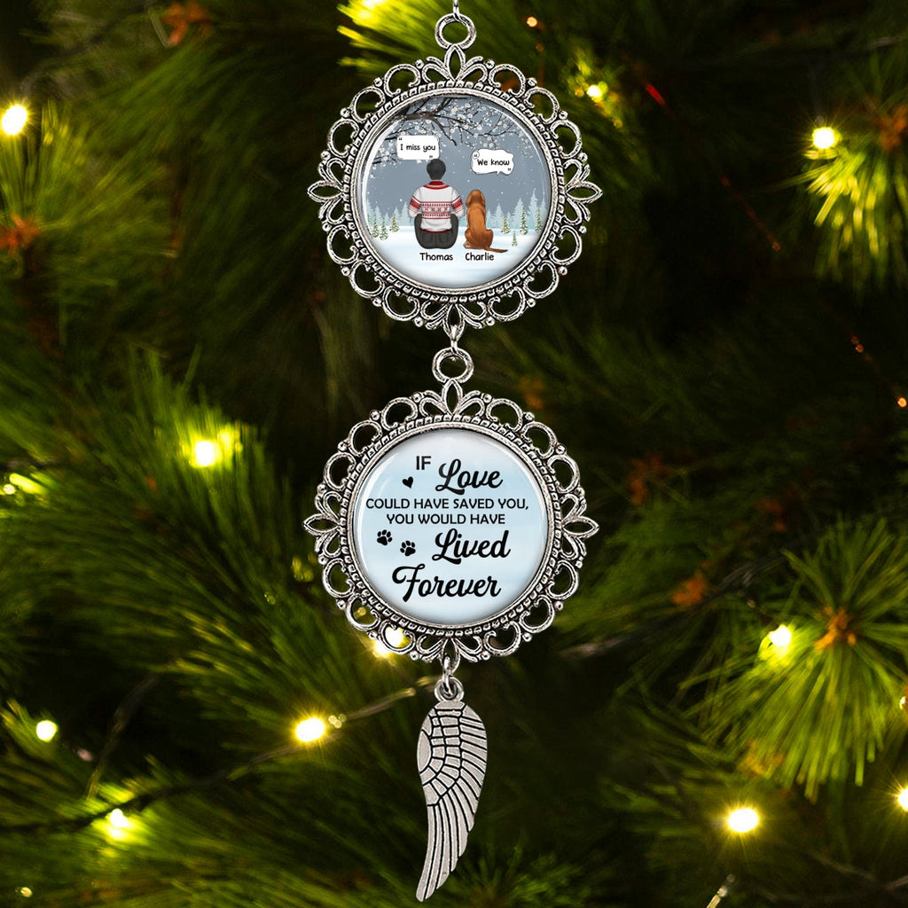 Custom Keepsake Christmas Ornament •  I Know You Miss Me - Personalized Charming Ornament
