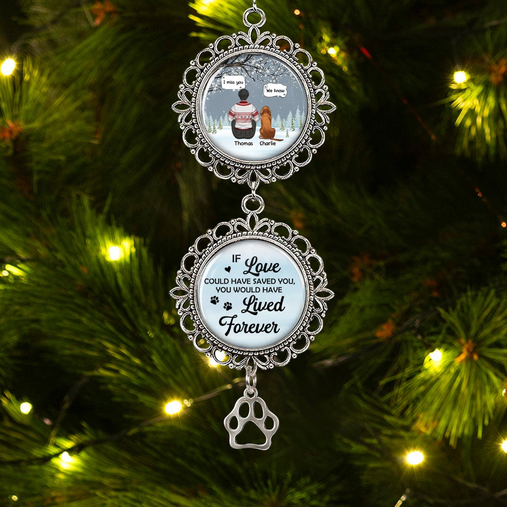 Custom Keepsake Christmas Ornament •  I Know You Miss Me - Personalized Charming Ornament