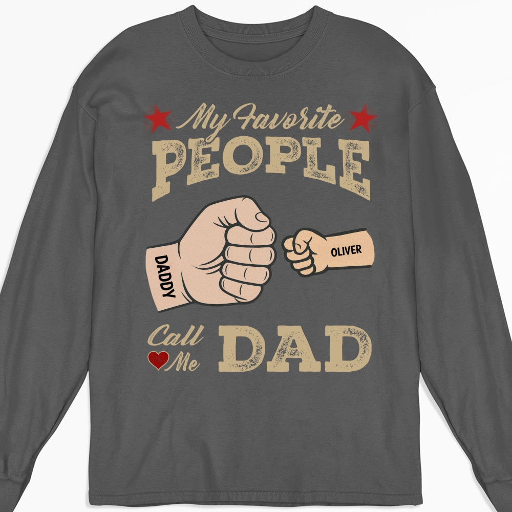 Custom Father's Day, Special Gift for Dad & Grandpa • Daddy Team - Personalized Shirt