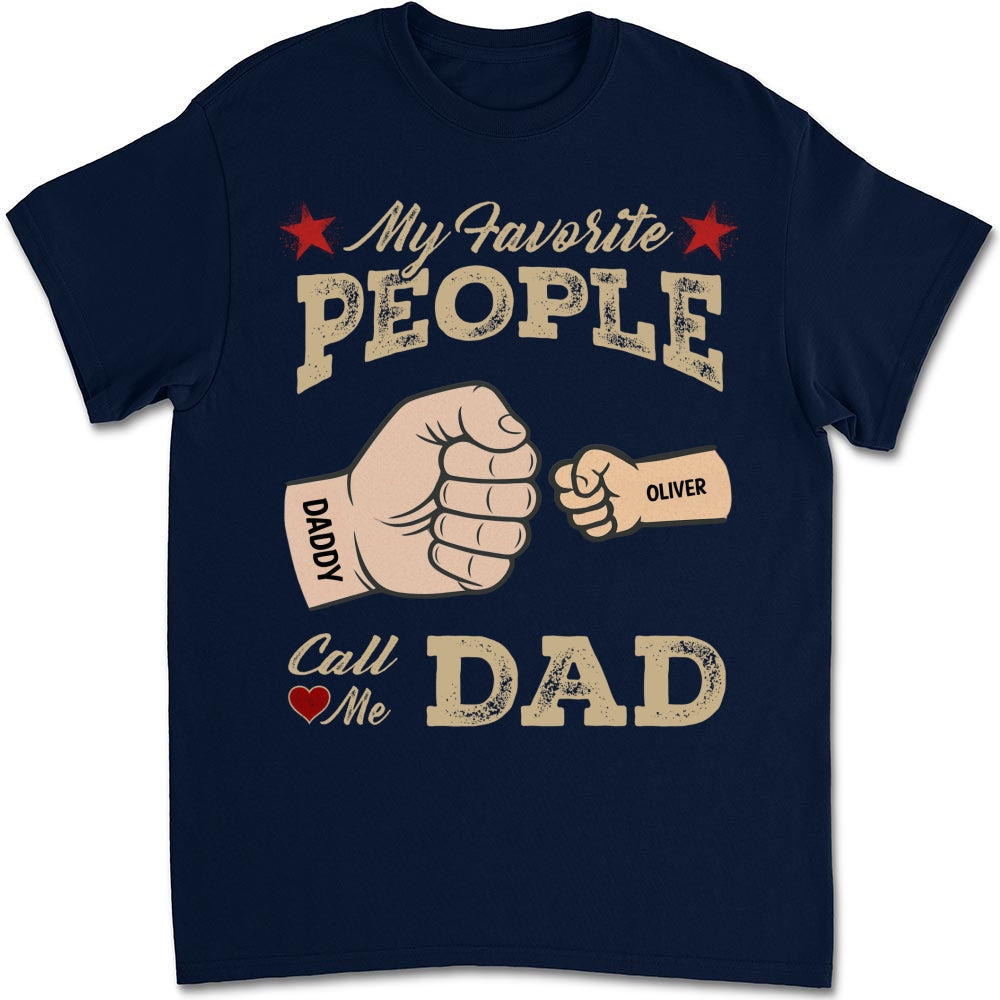 Custom Father's Day, Special Gift for Dad & Grandpa • Daddy Team - Personalized Shirt