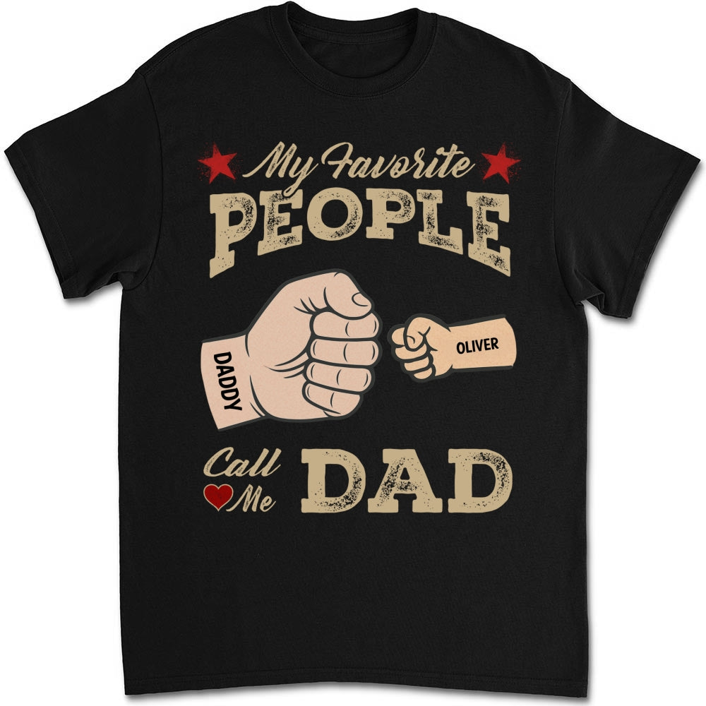 Custom Father's Day, Special Gift for Dad & Grandpa • Daddy Team - Personalized Shirt