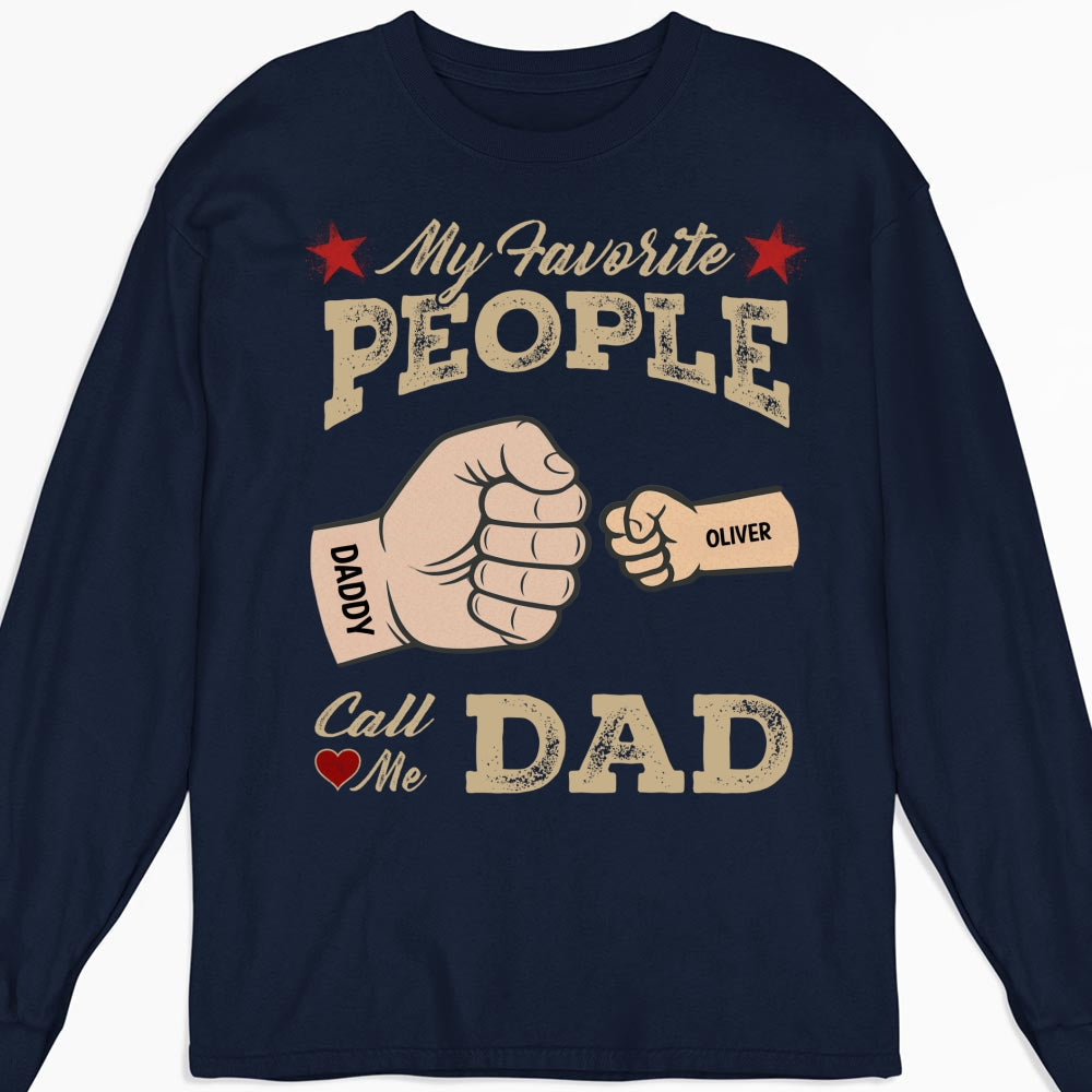 Custom Father's Day, Special Gift for Dad & Grandpa • Daddy Team - Personalized Shirt