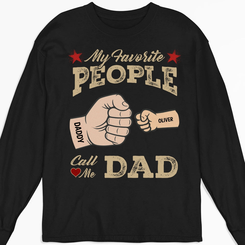 Custom Father's Day, Special Gift for Dad & Grandpa • Daddy Team - Personalized Shirt