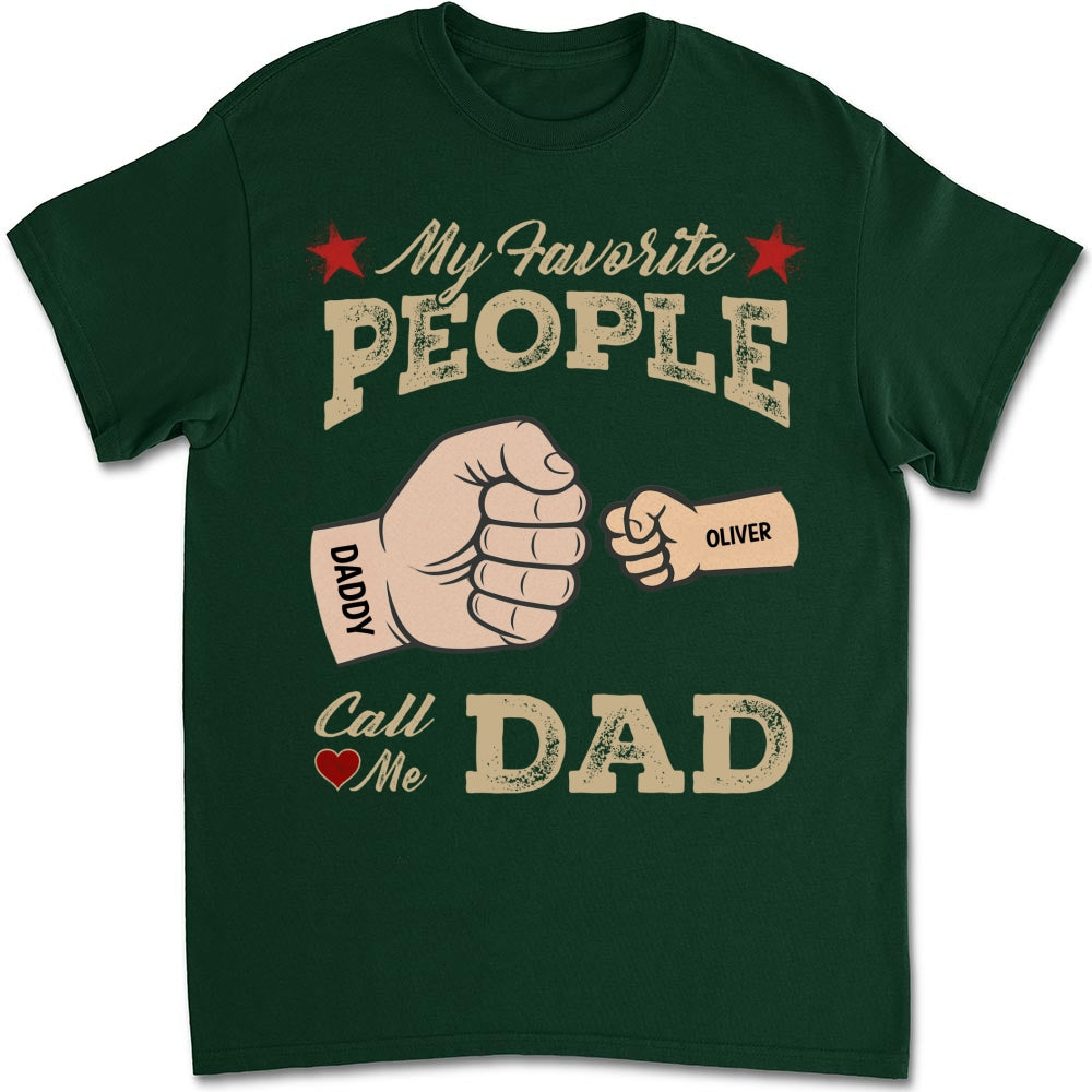 Custom Father's Day, Special Gift for Dad & Grandpa • Daddy Team - Personalized Shirt