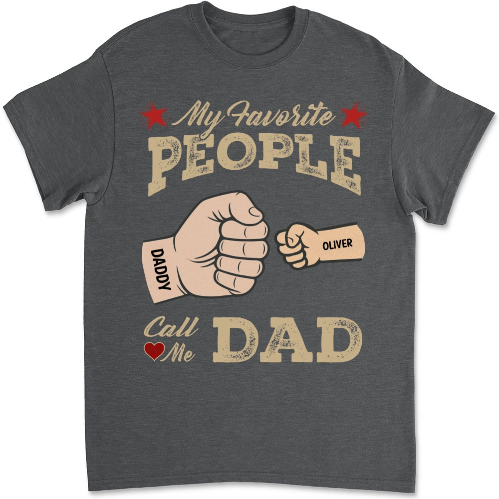 Custom Father's Day, Special Gift for Dad & Grandpa • Daddy Team - Personalized Shirt