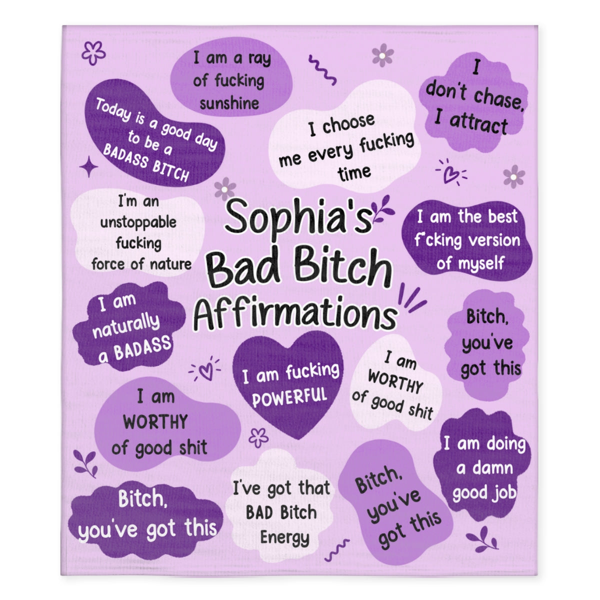 Today Is A Good Day - Personalized Fleece Blanket