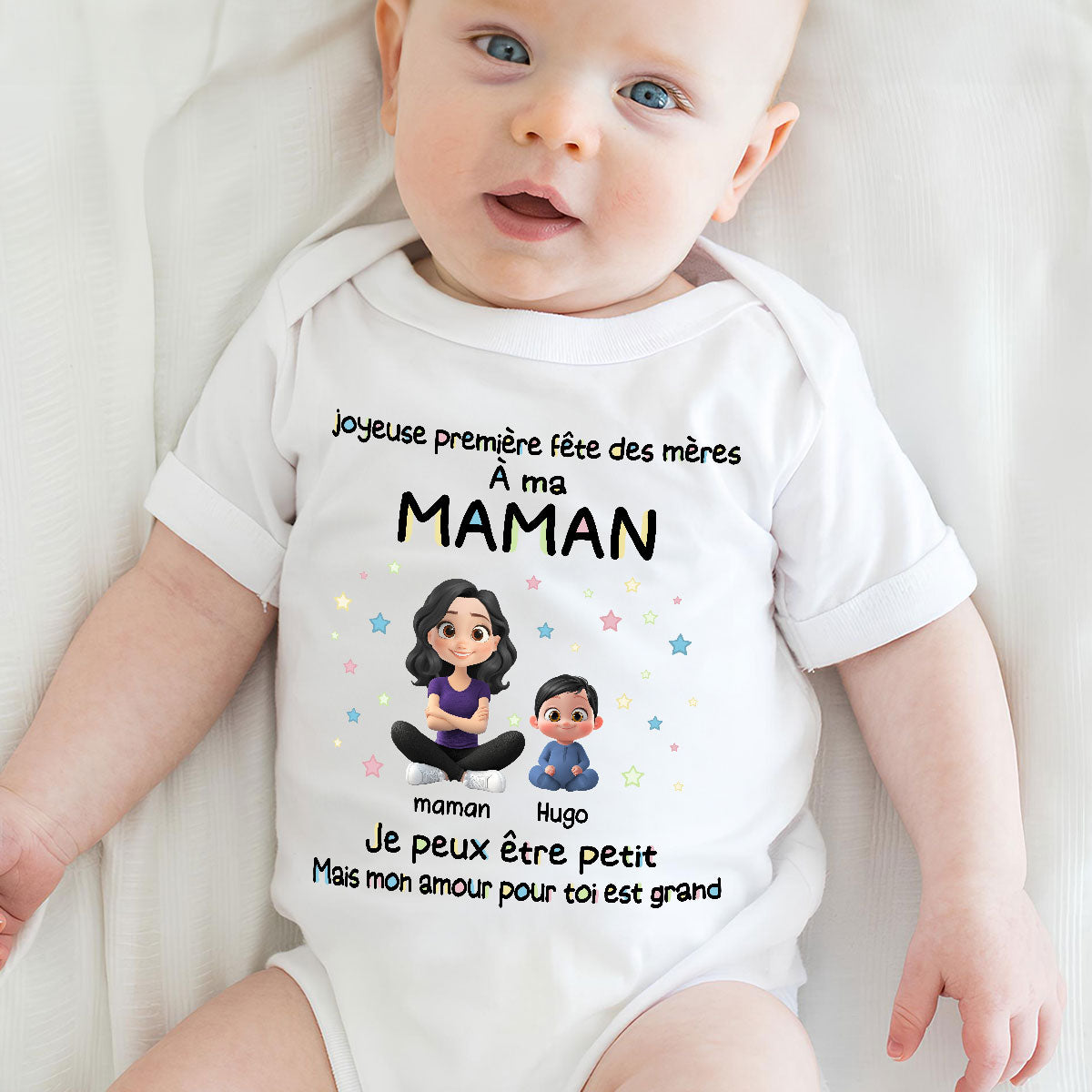 Notre Première Fête des Mères - Body Bébé Personnalisé