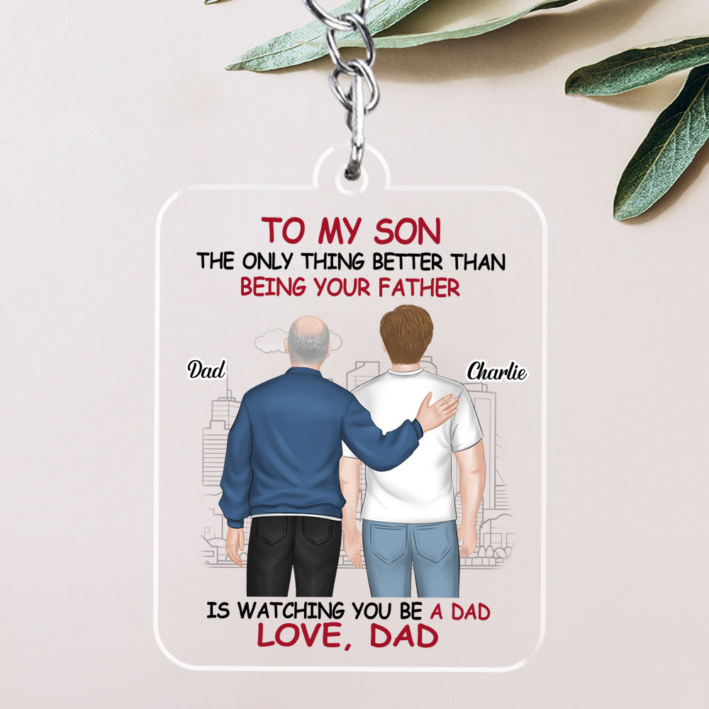 Proud Of You - Personalized Acrylic Keychain