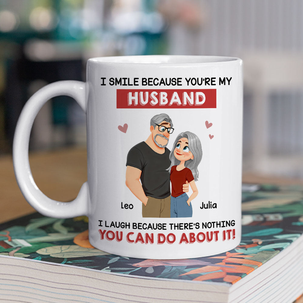 Custom Anniversary Keepsake Gifts For Couple • My Husband - Personalized Coffee Mug