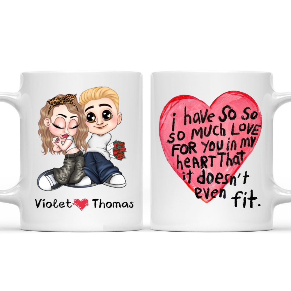 Custom Anniversary Keepsake Gifts For Couple • I Have So Much Love For You - Personalized Coffee Mug