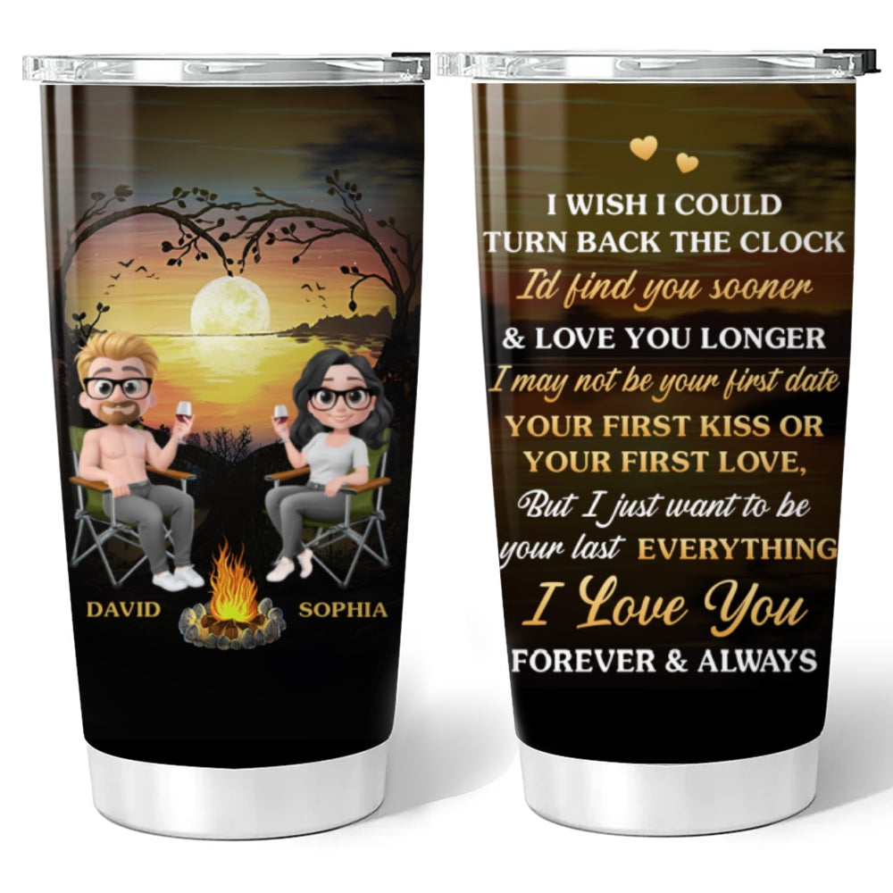 Custom Christmas Anniversary Gifts For Wife • Your Last - Personalized Tumbler