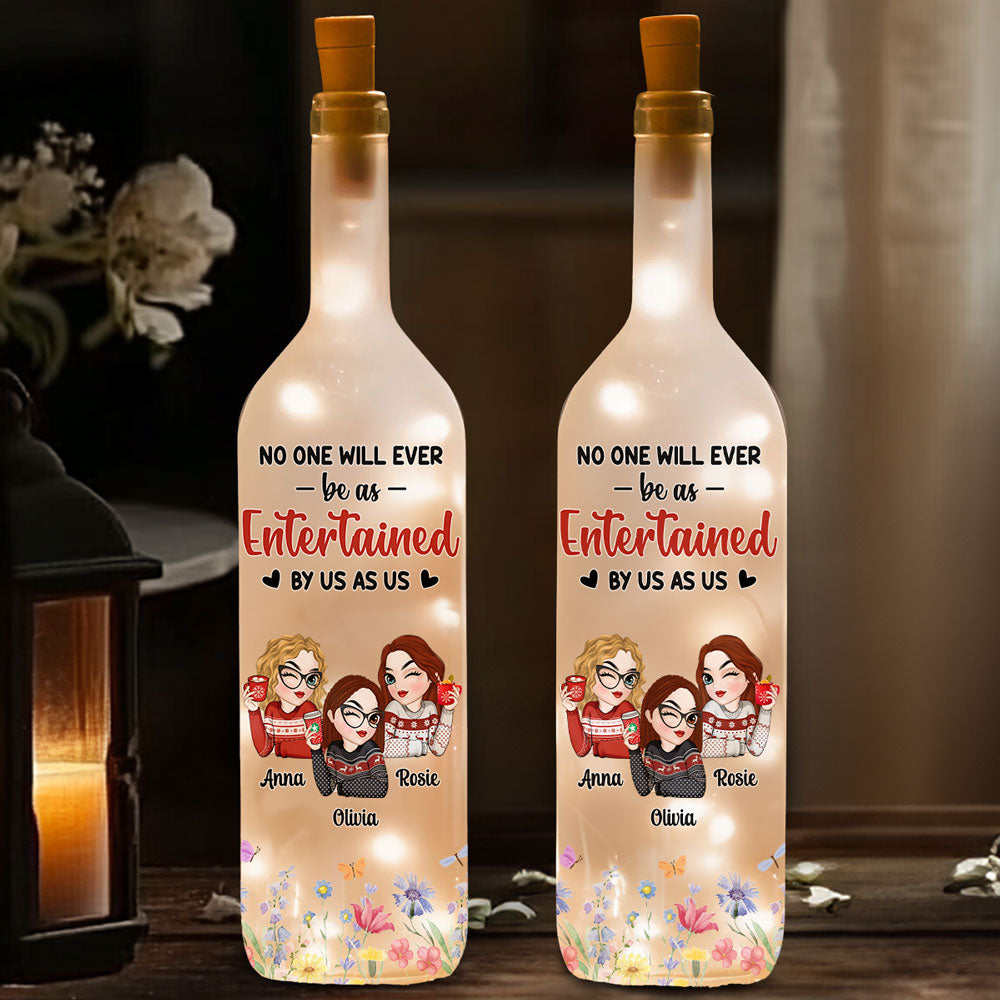 Blooming Friendship - Personalized Bottle Lamp