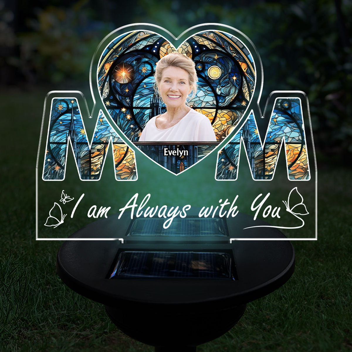 I Am Always With You - Personalized Solar Light