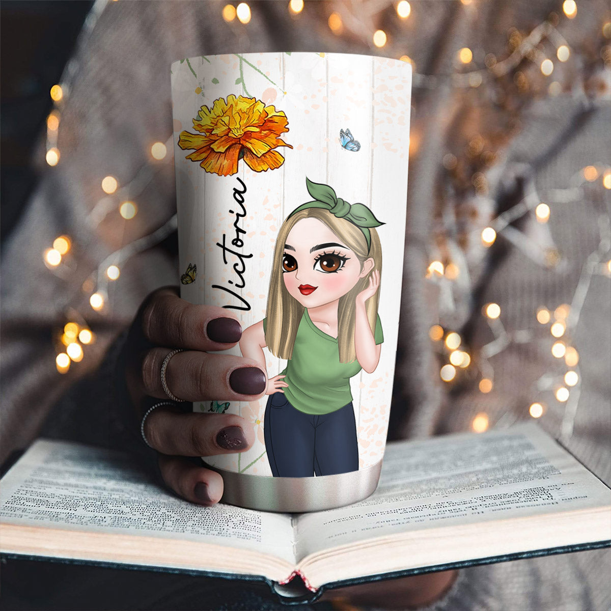 Custom Christmas Birthday Gifts For Daughter • Just Go Forth - Personalized Tumbler