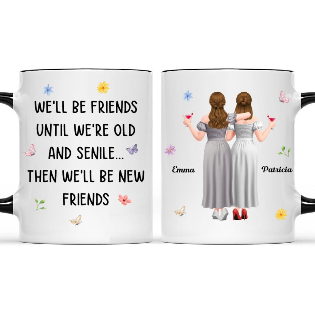 Custom Best Friend, Christmas & Birthday Friendship Keepsake Gift • Old And Senile - Personalized Accent Mug
