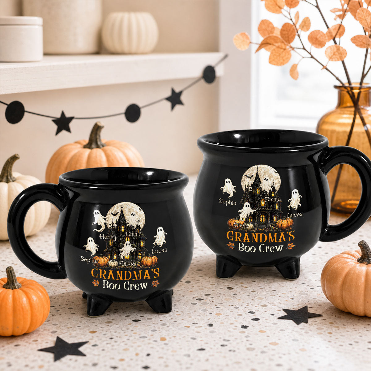 Grandma Boo Crew - Personalized Cauldron Mug