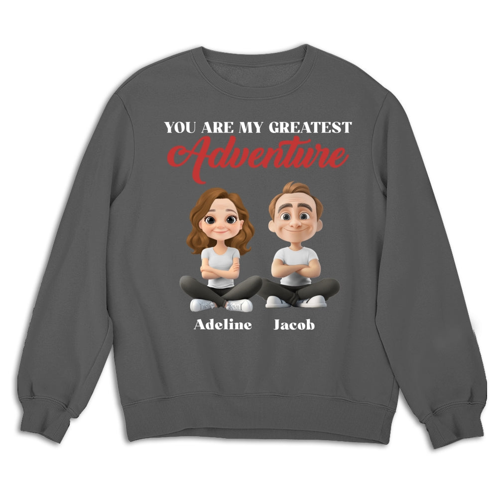 Custom Christmas Anniversary Keepsake Gifts For Husband • My Greatest Adventure - Personalized Shirt