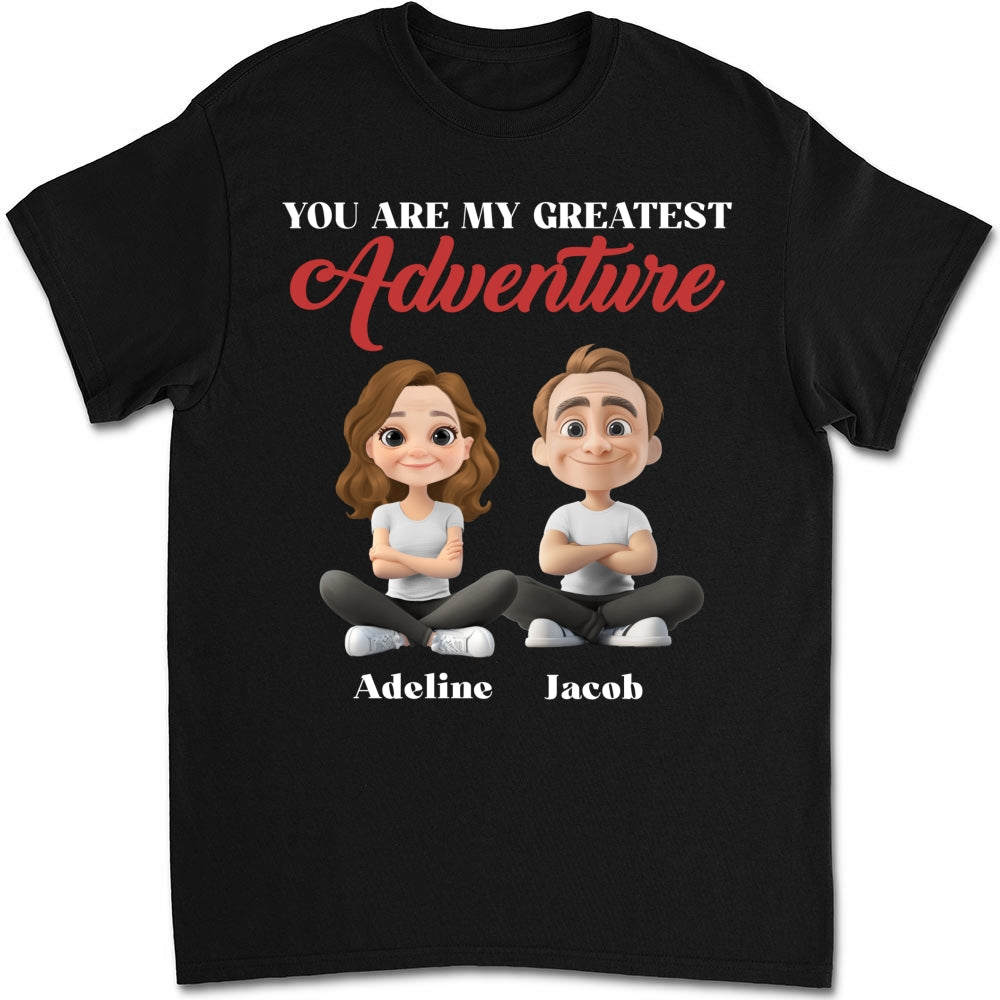 Custom Christmas Anniversary Keepsake Gifts For Husband • My Greatest Adventure - Personalized Shirt