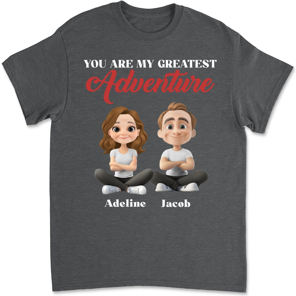 Custom Christmas Anniversary Keepsake Gifts For Husband • My Greatest Adventure - Personalized Shirt