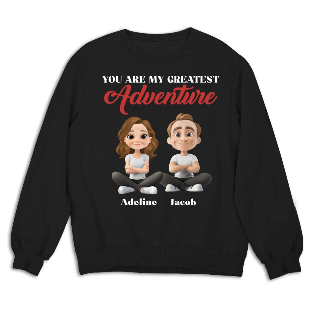 Custom Christmas Anniversary Keepsake Gifts For Husband • My Greatest Adventure - Personalized Shirt