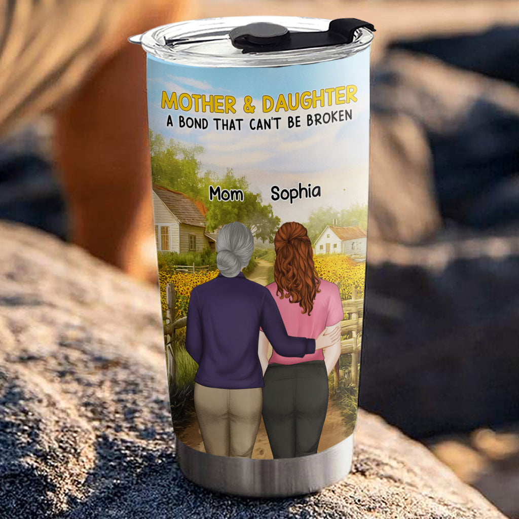 Custom Mother's Day Birthday Gifts For Mom • Mother And Daughter - Personalized Tumbler