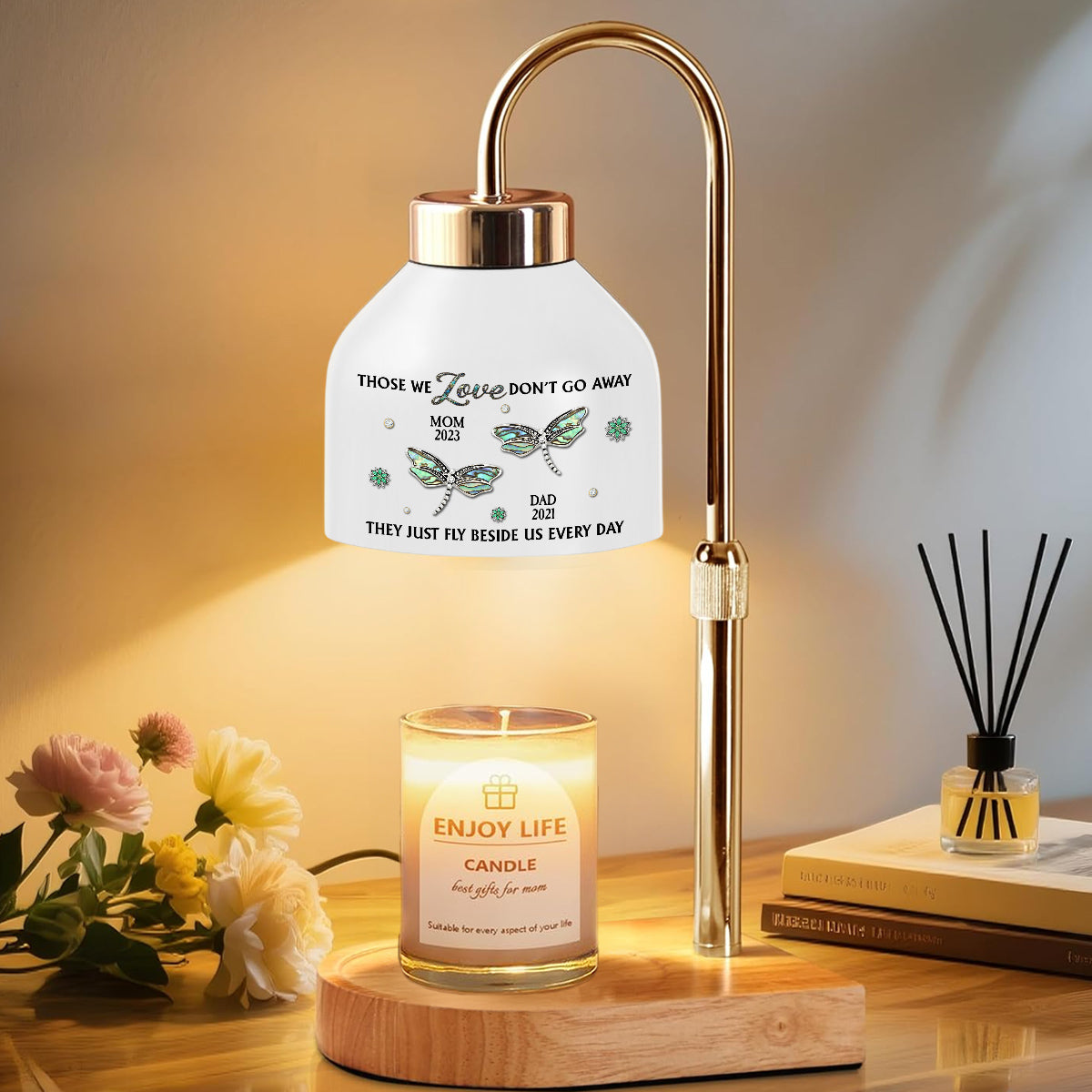 Dragonfly In My Mind - Personalized Candle Warmer Lamp