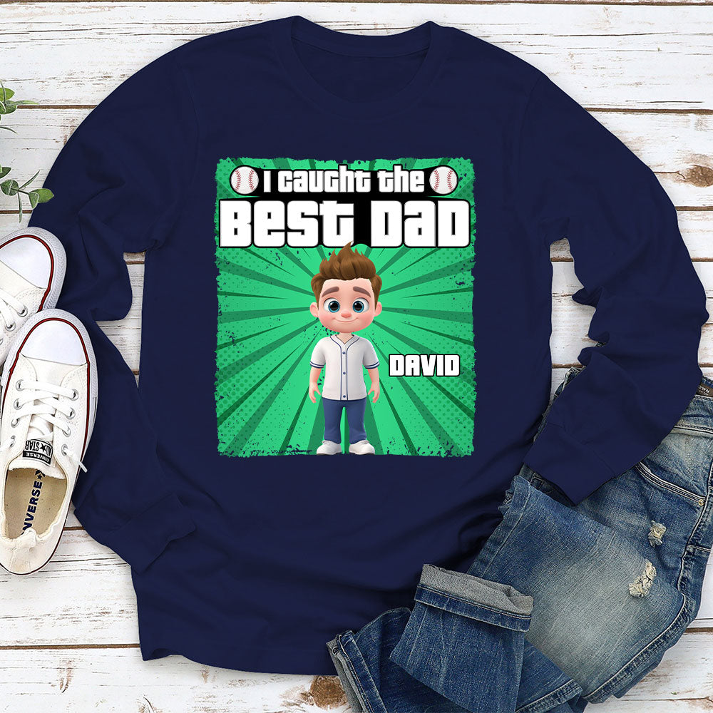 Custom Father's Day Gift For Son • Daddy Baseball Buddy - Personalized Shirt