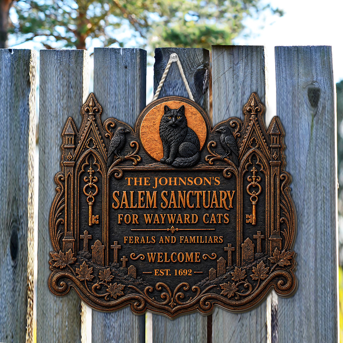 Welcome To Salem - Personalized Wood Sign