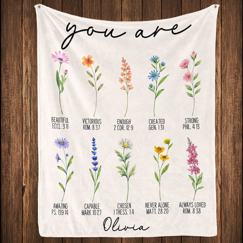 You Are Inspiring - Personalized Fleece Blanket