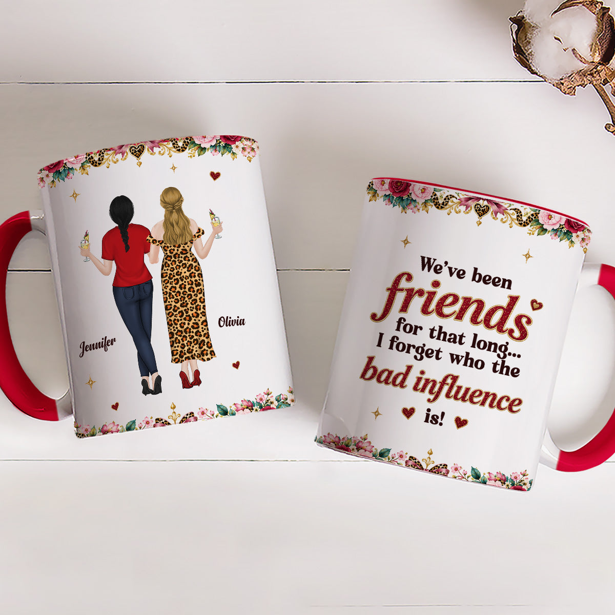 Custom Christmas & Birthday Gift for Brother & Sister • Just Because - Personalized Accent Mug