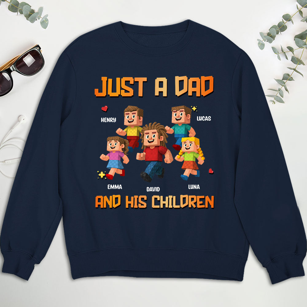 Custom Christmas Anniversary Keepsake Gifts For Husband • Just A Dad - Personalized Shirt