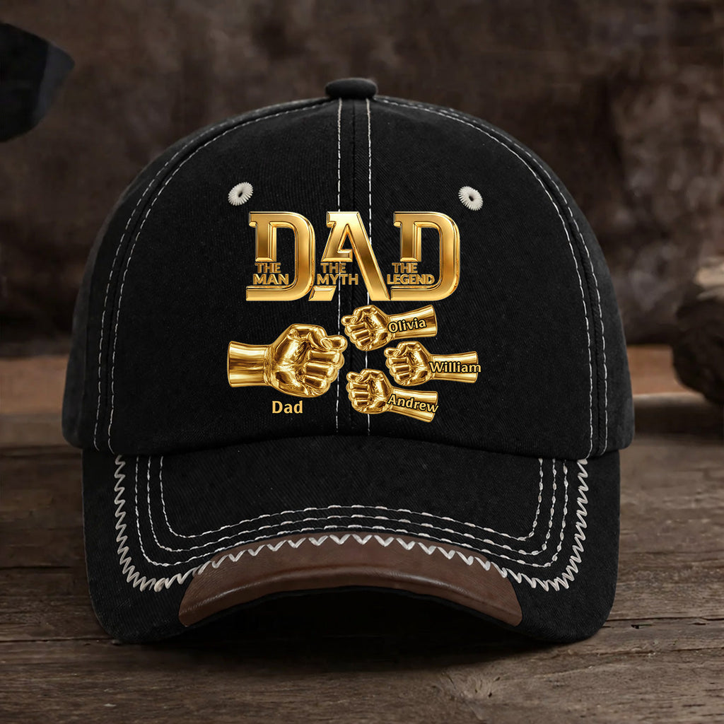 The Legend - Personalized Vintage Soft Baseball Cap