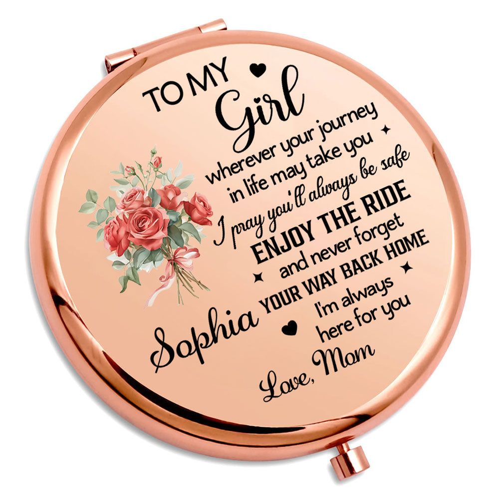 Your Journey Starts Today - Personalized Compact Mirror