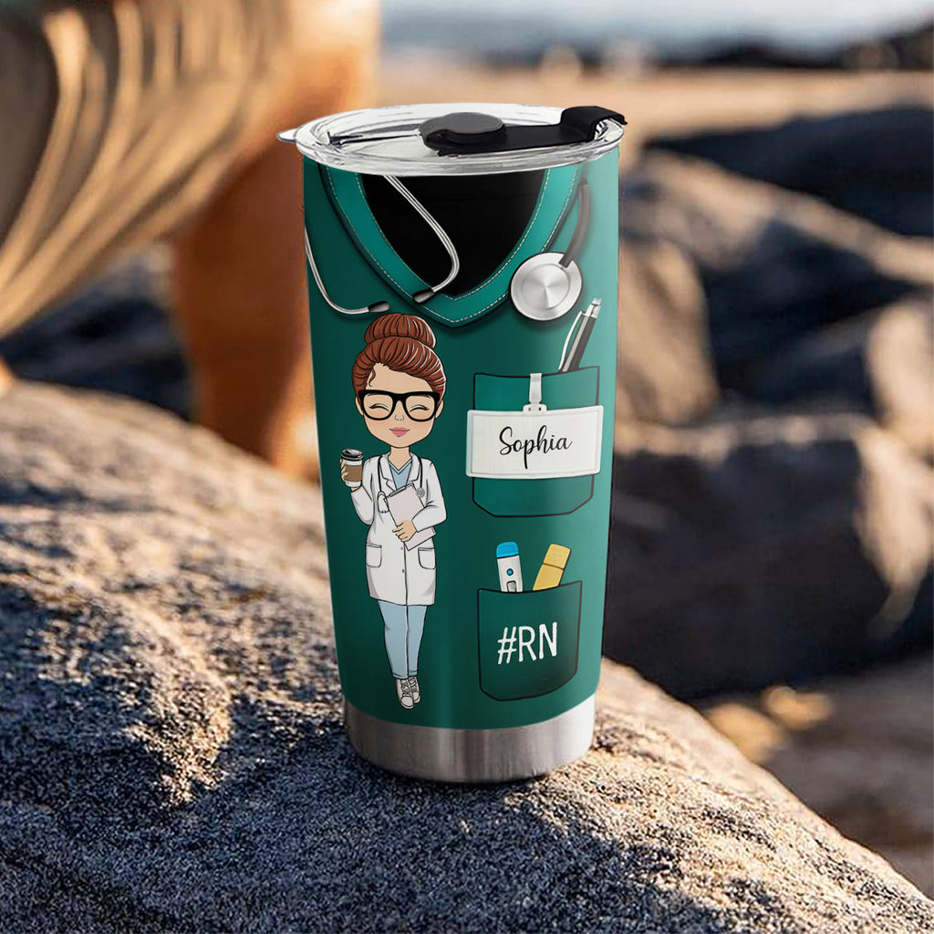Custom Christmas Birthday Gifts For Best Friend • Nurse Nutrition Facts - Personalized Tumbler