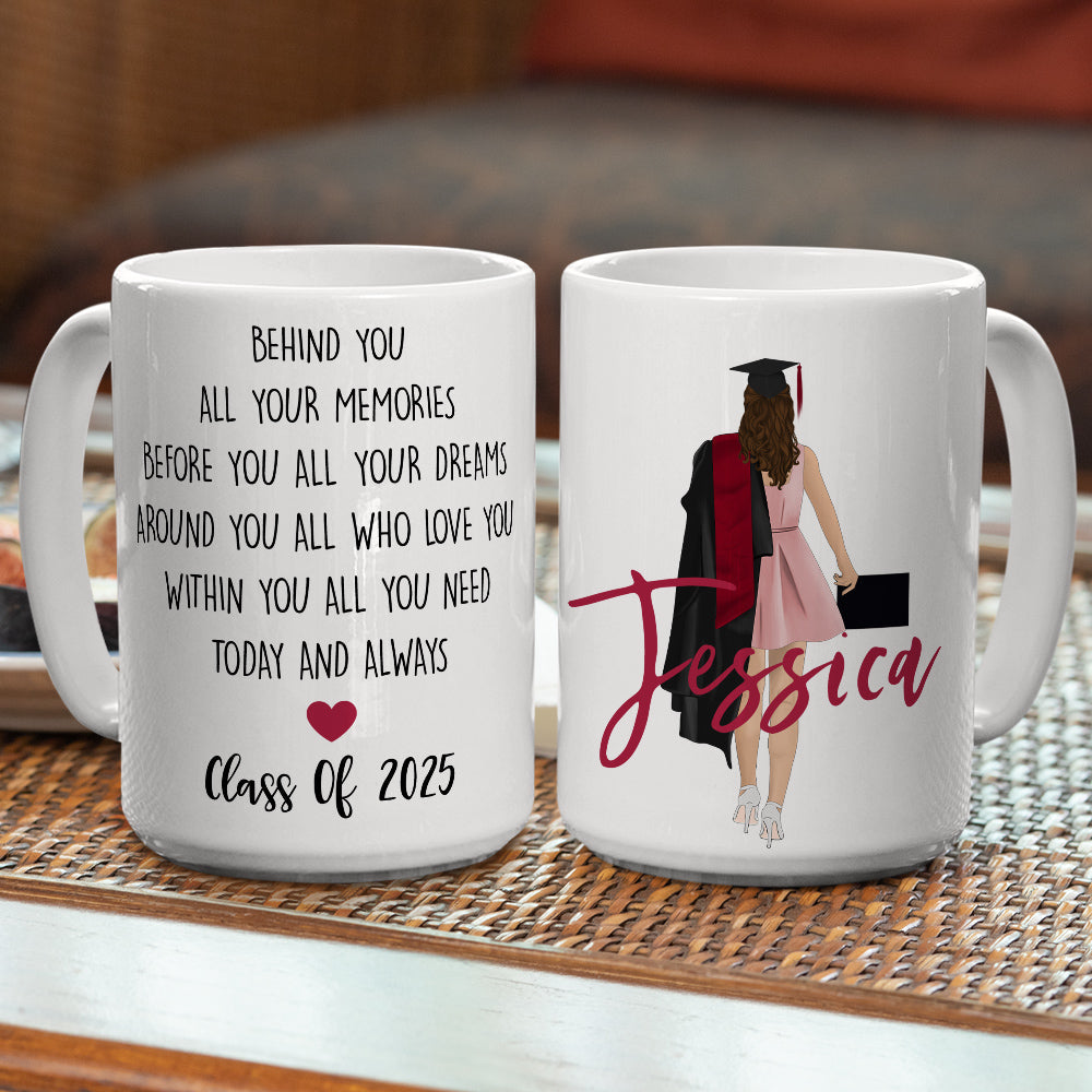 Custom Christmas & Birthday Keepsake Gift • Within You Lies All Strength - Personalized Coffee Mug