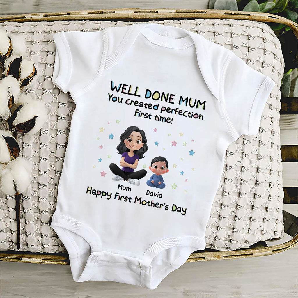 You Created Perfection - Personalized Baby Onesie