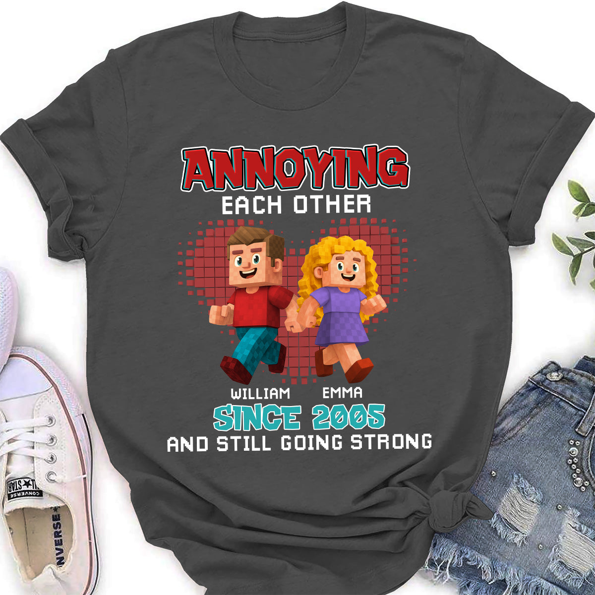 Custom Christmas Anniversary Keepsake Gifts For Husband • In Our World - Personalized Shirt