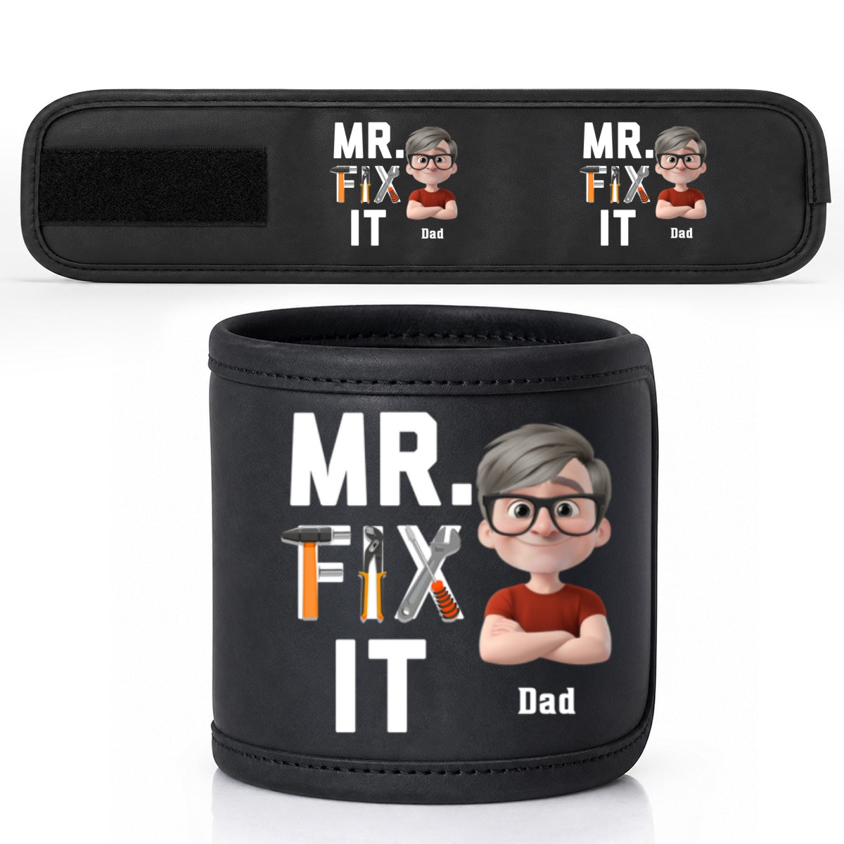Dad Will Fix It - Personalized Magnetic Tool Wristband