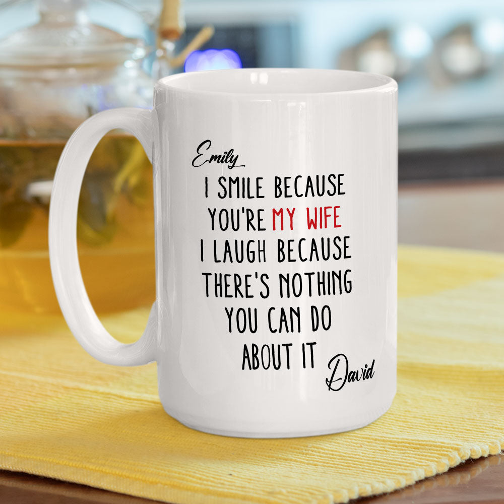 Custom Anniversary Keepsake Gifts For Couple • Dear My Husband - Personalized Coffee Mug