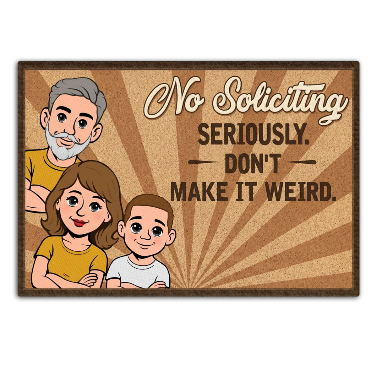 Please Skip This House - Personalized Doormat