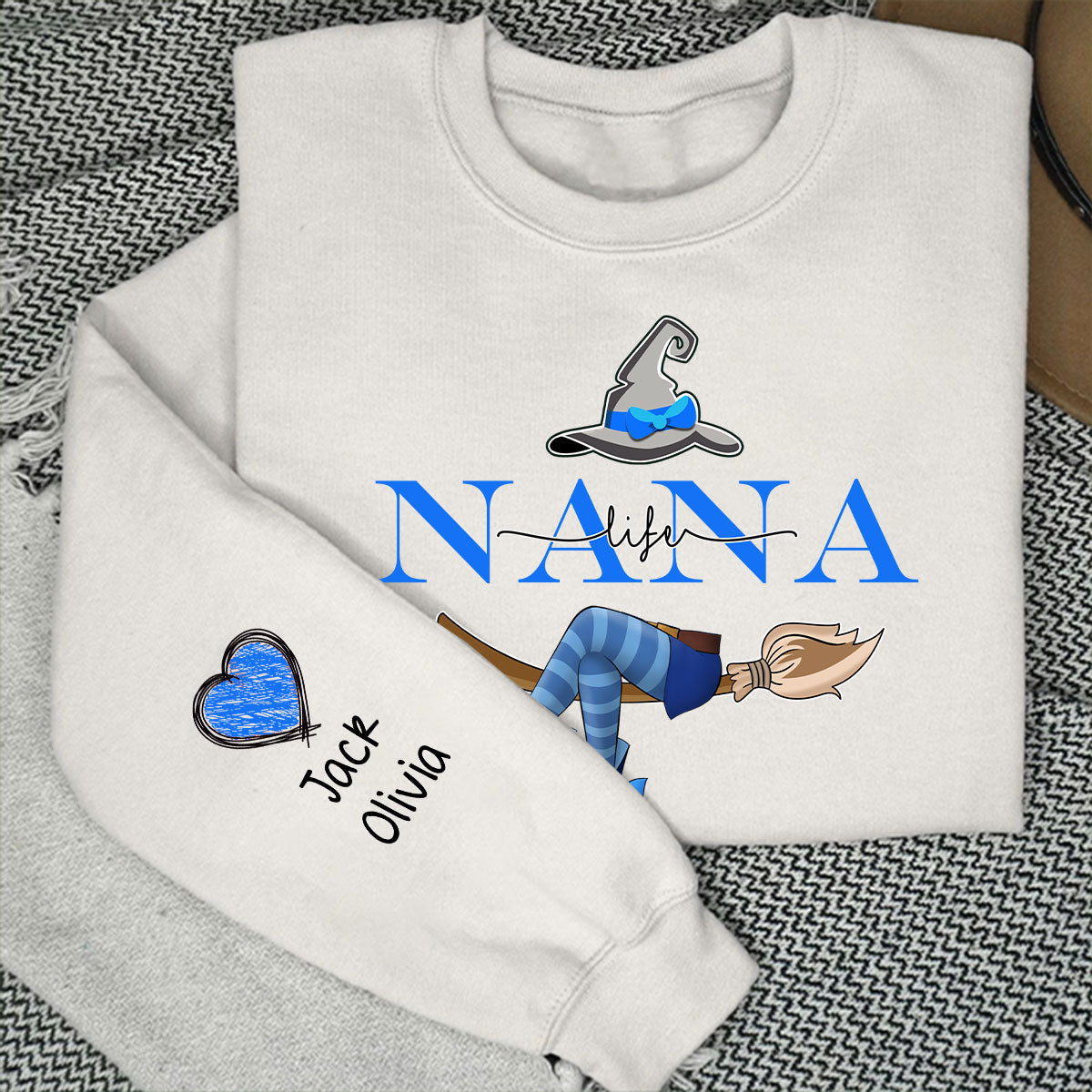 Grandma Life Witch Sweatshirt - Personalized Sweatshirt
