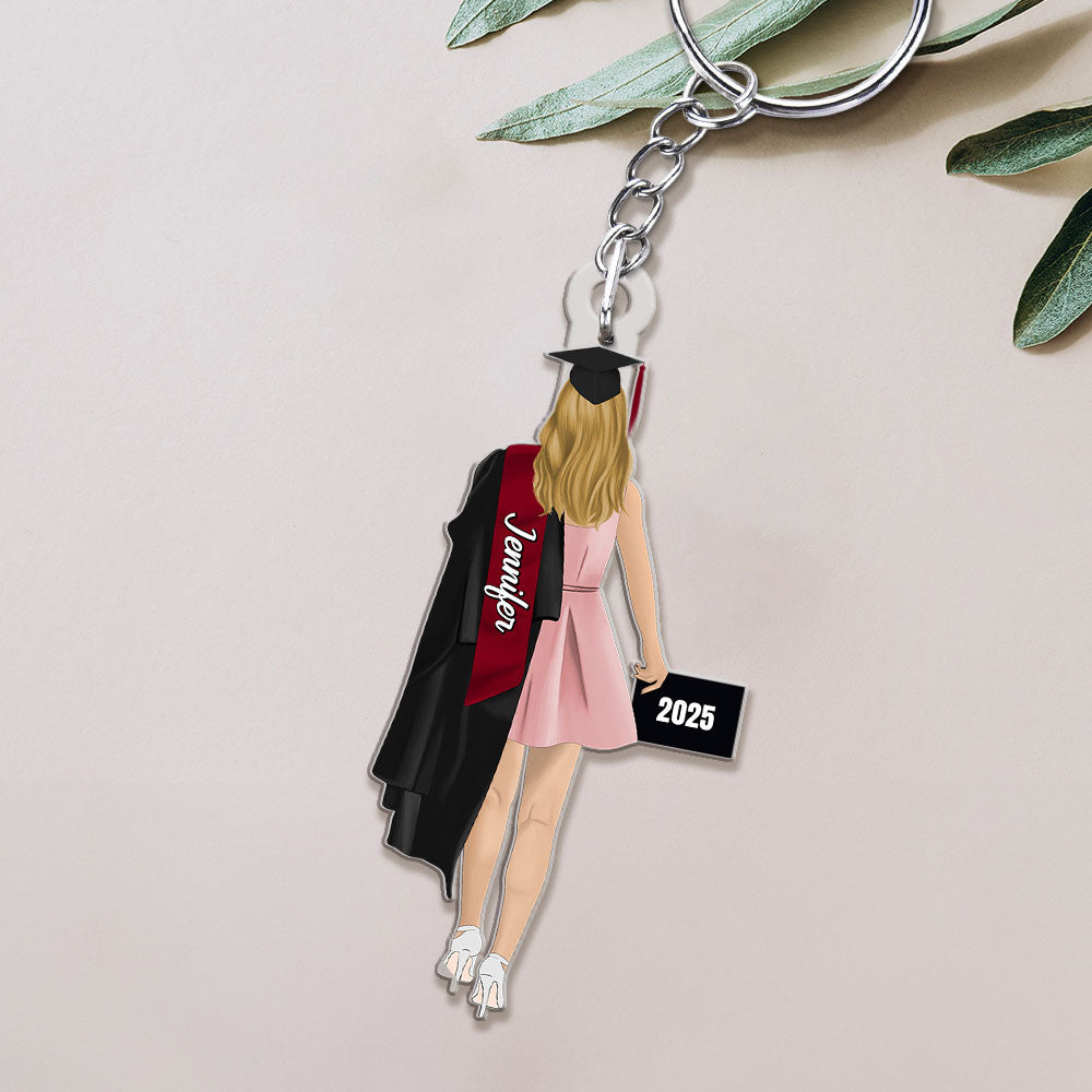 Happy Graduation 2025 - Personalized Acrylic Keychain