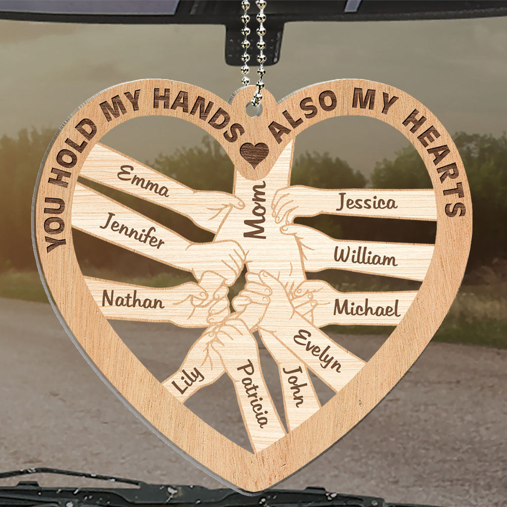 You Holds My Hands - Personalized Car Ornament