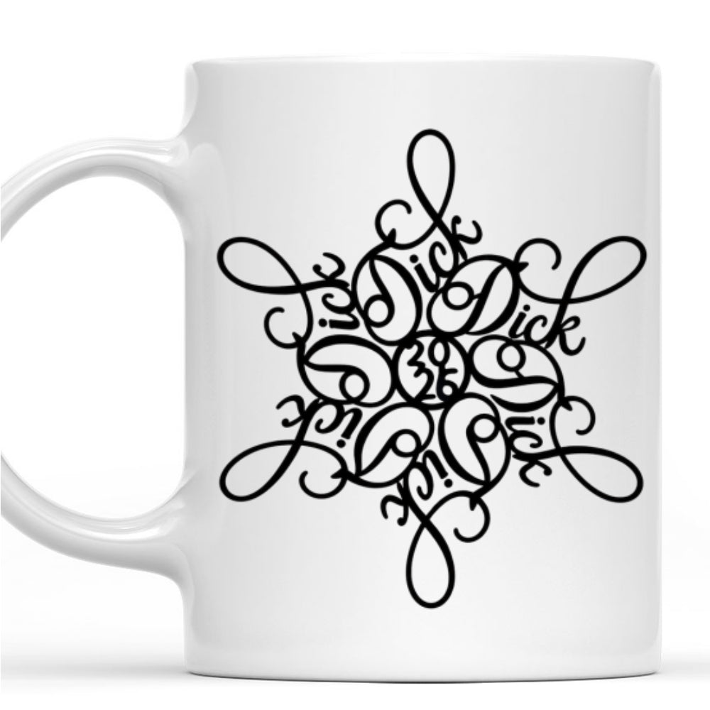 Custom Best Friend, Christmas & Birthday Friendship Keepsake Gift • Hidden Snowflake - Personalized Coffee Mug