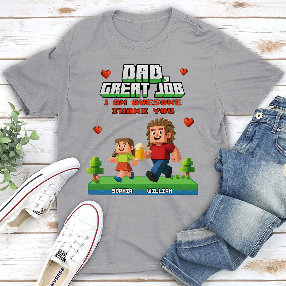 Custom Father's Day, Special Gift for Dad & Grandpa • Awesome Daddy Of Us - Personalized Shirt