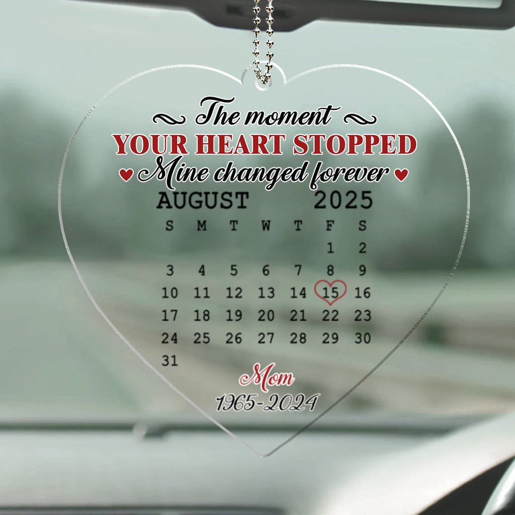 The Moment - Personalized Car Ornament