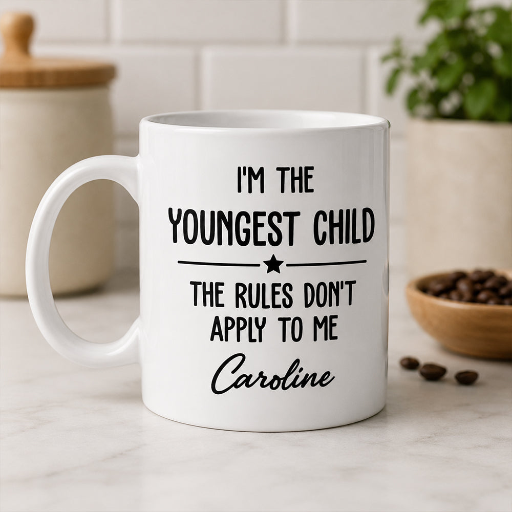 Custom Christmas & Birthday Gift for Brother & Sister • Everyone Has Their Own Rules - Personalized Coffee Mug